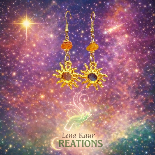 Sunny Agate Drop Earrings